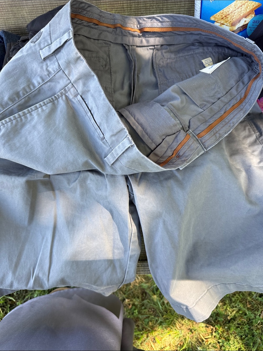Men's Classic Casual Chino Pants - Light Gray